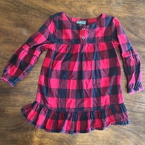 Roots Kids EUC 4T Buffalo check dress